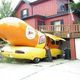 Illustration for article titled Wienermobile Crashes Bun-First Into Wisconsin House